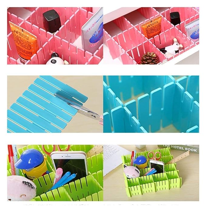 Dividers Drawer Grid Plastic Drawer Separator Plastic Partition Organizer