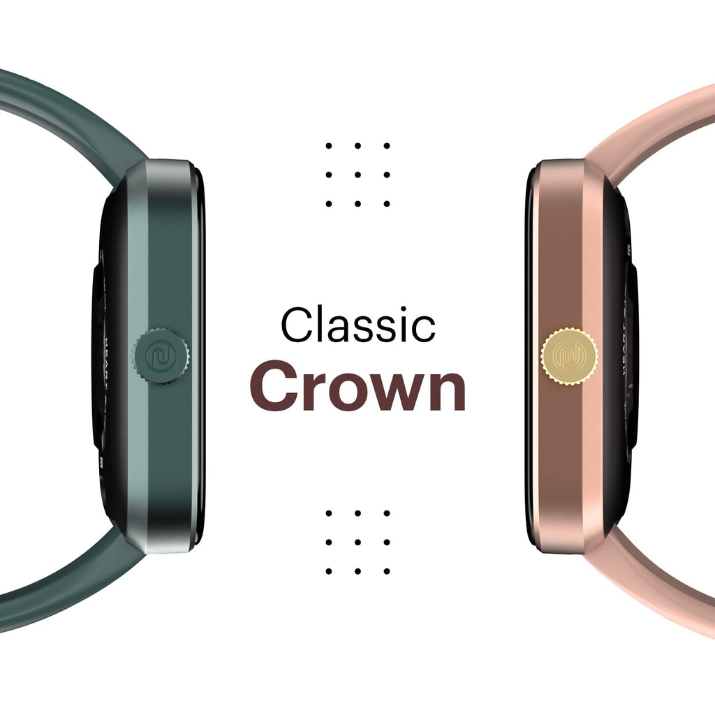 Noise Twist Round dial Smart Watch with Bluetooth Calling, 1.38" TFT Display, up-to 7 Days Battery, 100+ Watch Faces, IP68, Heart Rate Monitor, Sleep Tracking (Jet Black)