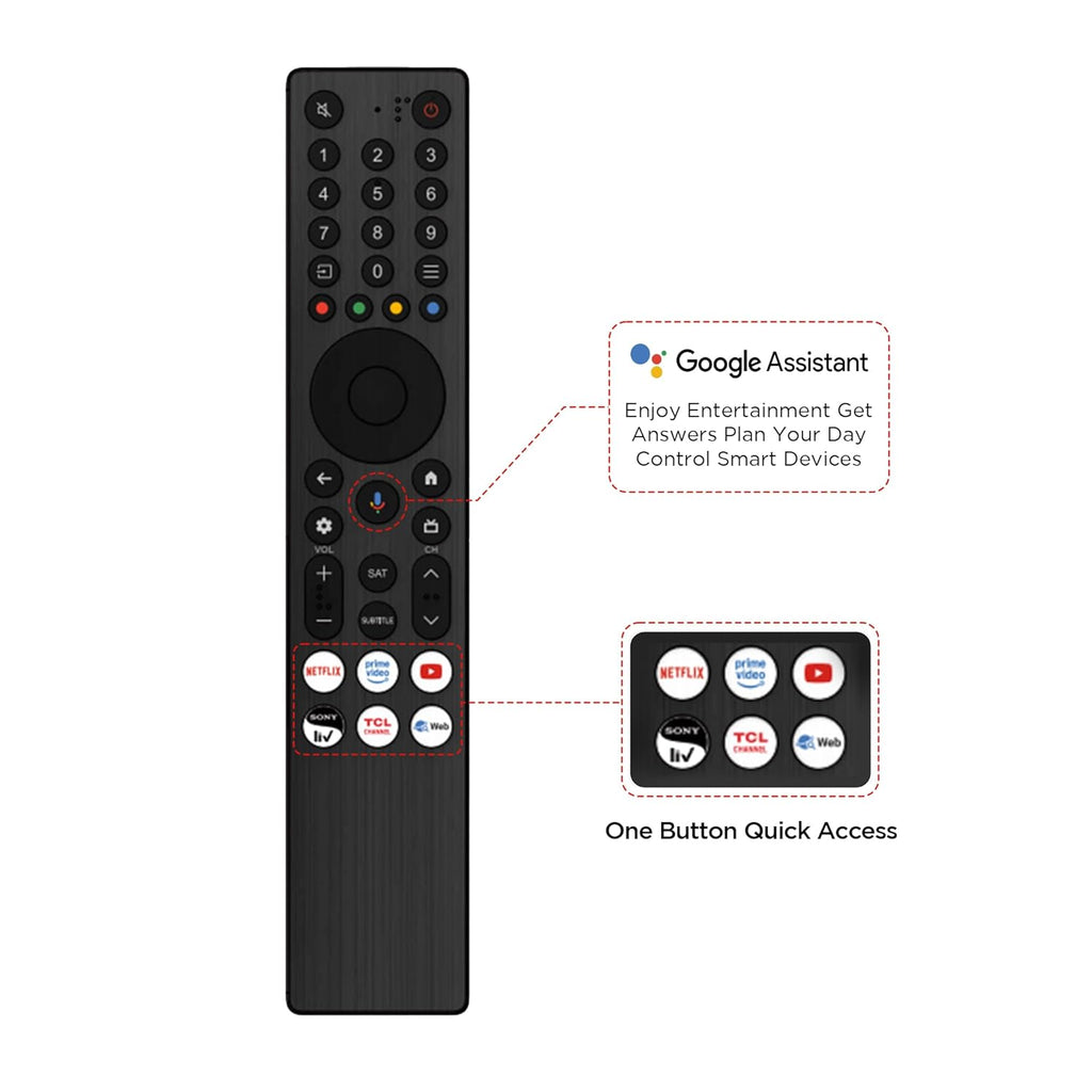 TCL 80 cms (32 inches) V4C Series HD Ready Smart QLED Google TV 32V4C, ‎240 Volts