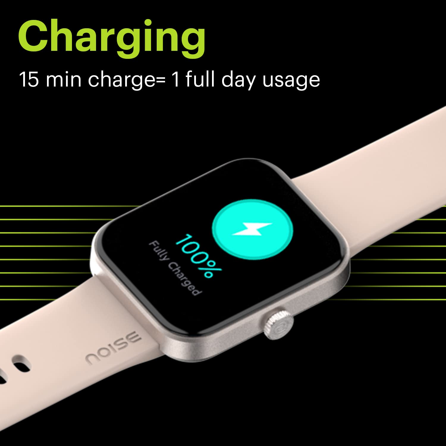 Noise Twist Round dial Smart Watch with Bluetooth Calling, 1.38" TFT Display, up-to 7 Days Battery, 100+ Watch Faces, IP68, Heart Rate Monitor, Sleep Tracking (Jet Black)