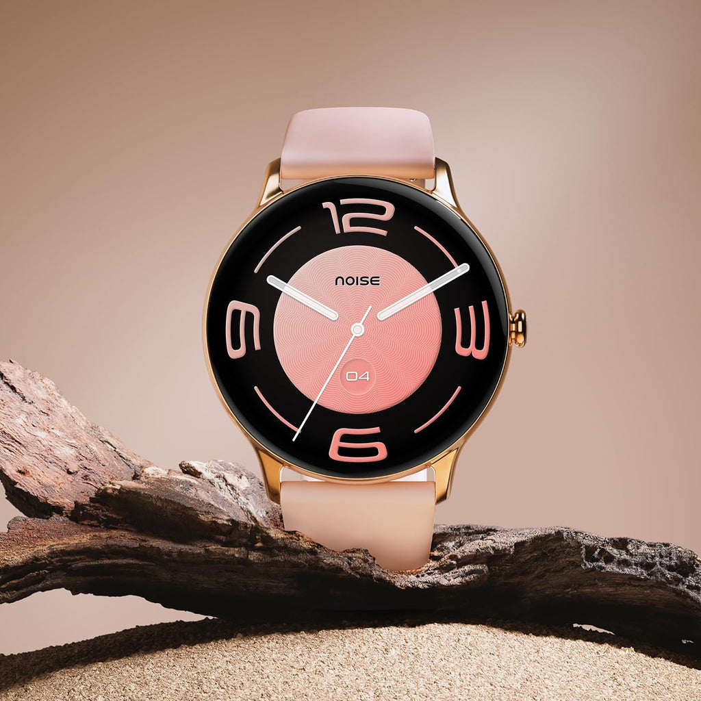 Noise Twist Round dial Smart Watch with Bluetooth Calling, 1.38" TFT Display, up-to 7 Days Battery, 100+ Watch Faces, IP68, Heart Rate Monitor, Sleep Tracking (Jet Black)