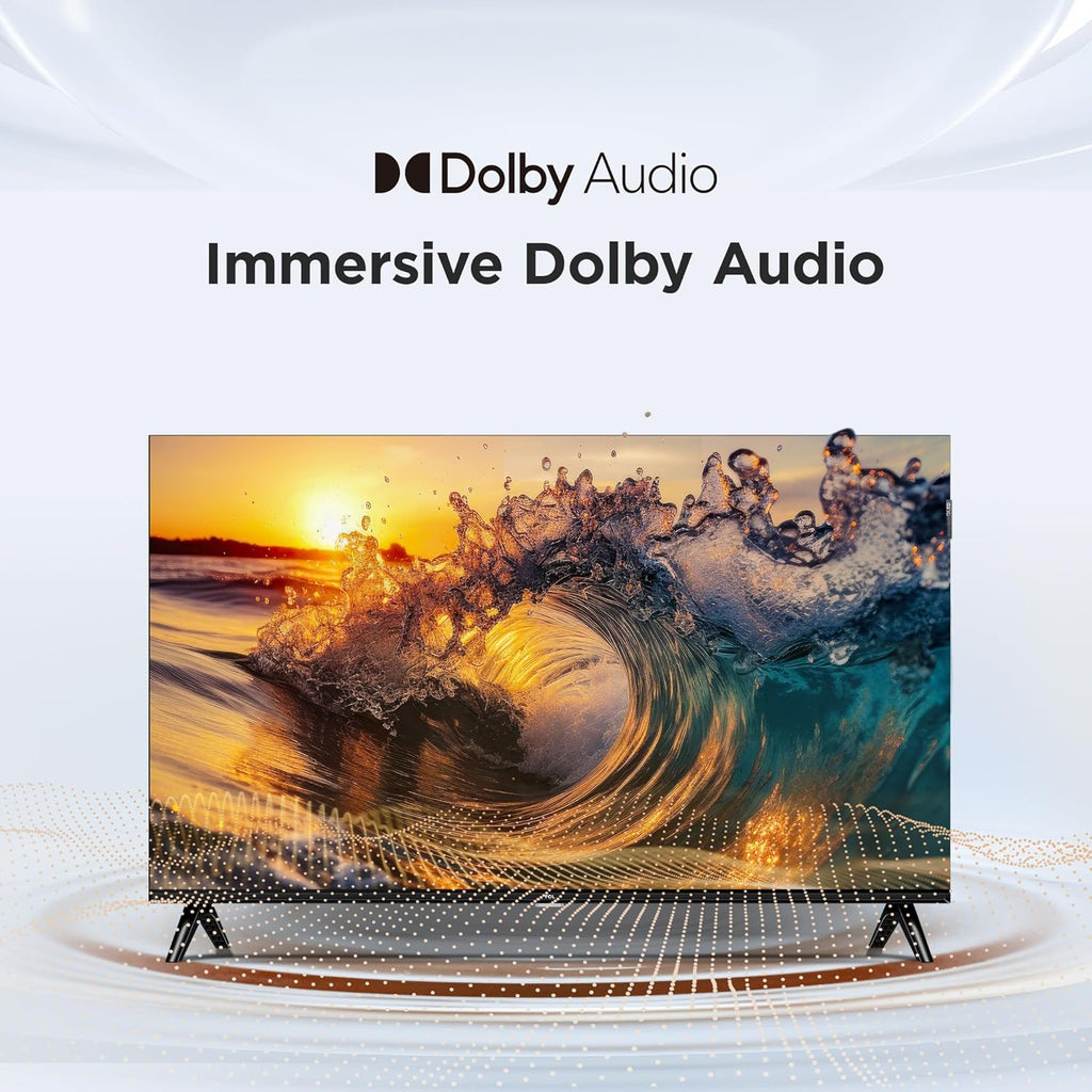 TCL 80 cms (32 inches) V4C Series HD Ready Smart QLED Google TV 32V4C, ‎240 Volts