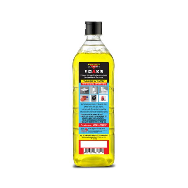 JECIEM GROUP DR.'S BLACK JAADU 1L Sanitary Cleaner Germicide  Powerful Bathroom  Toilet Disinfectant Kills 999 Germs Removes Stains  Odors Fresh Fragrance