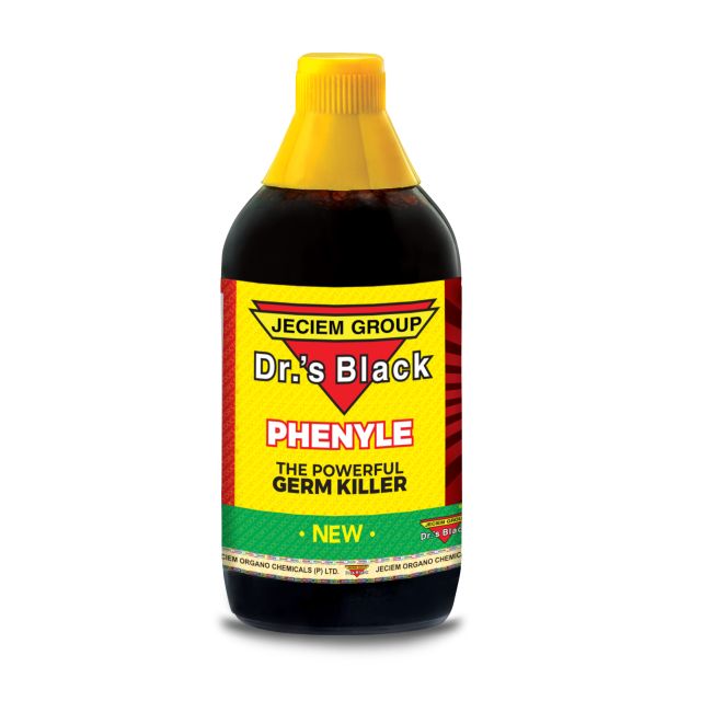 JECIEM GROUPDRS BLACK DR.'S BLACK PHENYLE 450GMS  Powerful Disinfectant Cleaner for Indian Homes & Businesses